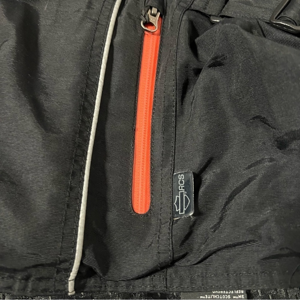 Harley Davidson RCS FUNCTIONAL Shell Jacket Women's Size Large Black Reflective - Picture 10 of 14